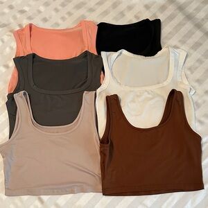 Shein Women's Crop Camisoles - Bundle of 6